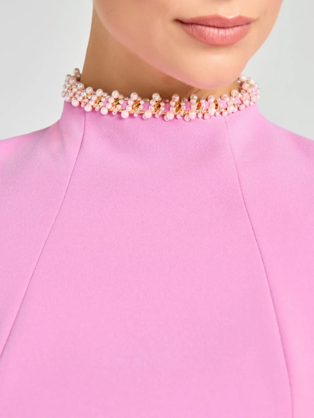 New Nadine Merabi Simone Pink Mini Dress - Picture 3 of 7